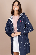 Load image into Gallery viewer, Amelot packable polka dot raincoat
