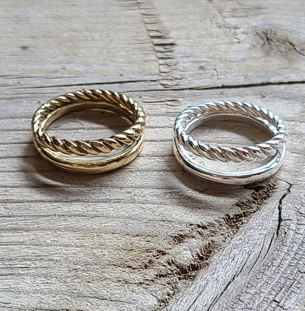 Layered Rope Ring